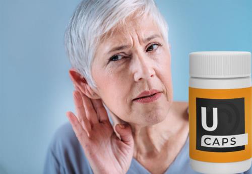 U Caps kapsula je dodatak namijenjen potpori zdravlju sluha i pomoći u održavanju jasnog i funkcionalnog sluha, mišljenja, letak, ljekarne, Hrvatska.